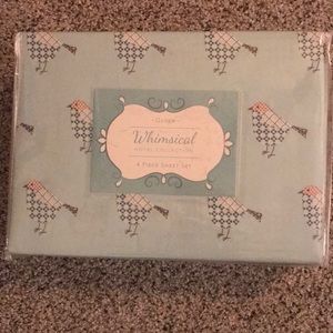 Brand new queen teal bird sheets